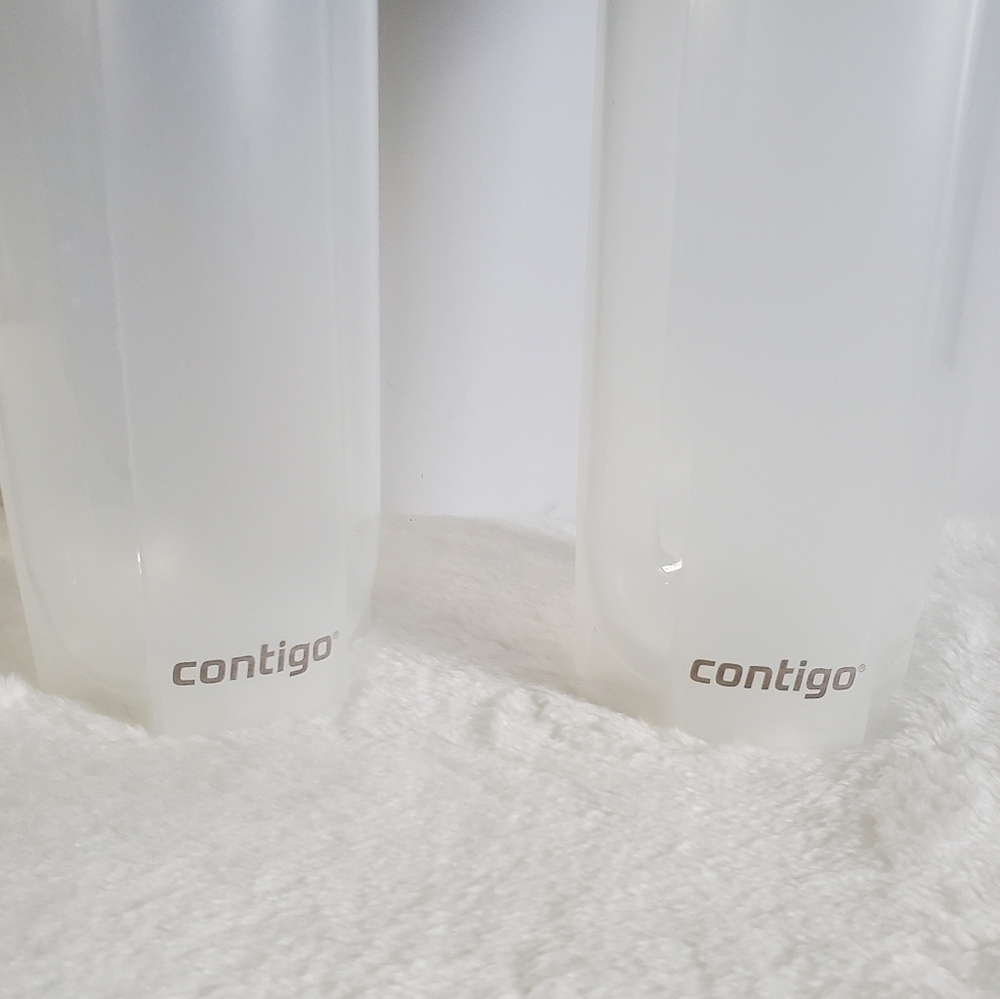 Contigo Clear Gray Blue Shake & Go 24 Oz Bottles Set Of 2 - Picture 6 of 15